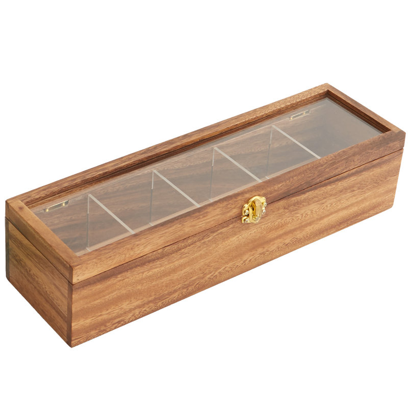 Darby Home Co Gayle Wood Tea Box