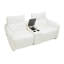 Mia Bella 78'' Recessed Arm Reclining Loveseat-1466168263