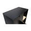 Meuble caché pour litière pour chat 35,83 po (bloc à gratter inclus), maisonnette moderne pour chat noir avec bloc à griffer en carton ondulé - 35,83 po x 20,47 po x 17,05 po, 52 lb