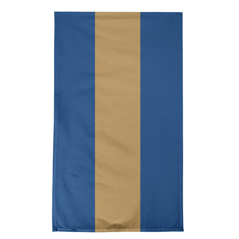 Stripe Tea Towel Kitchen Towel, Poly Twill, Blue/Gold Baseball