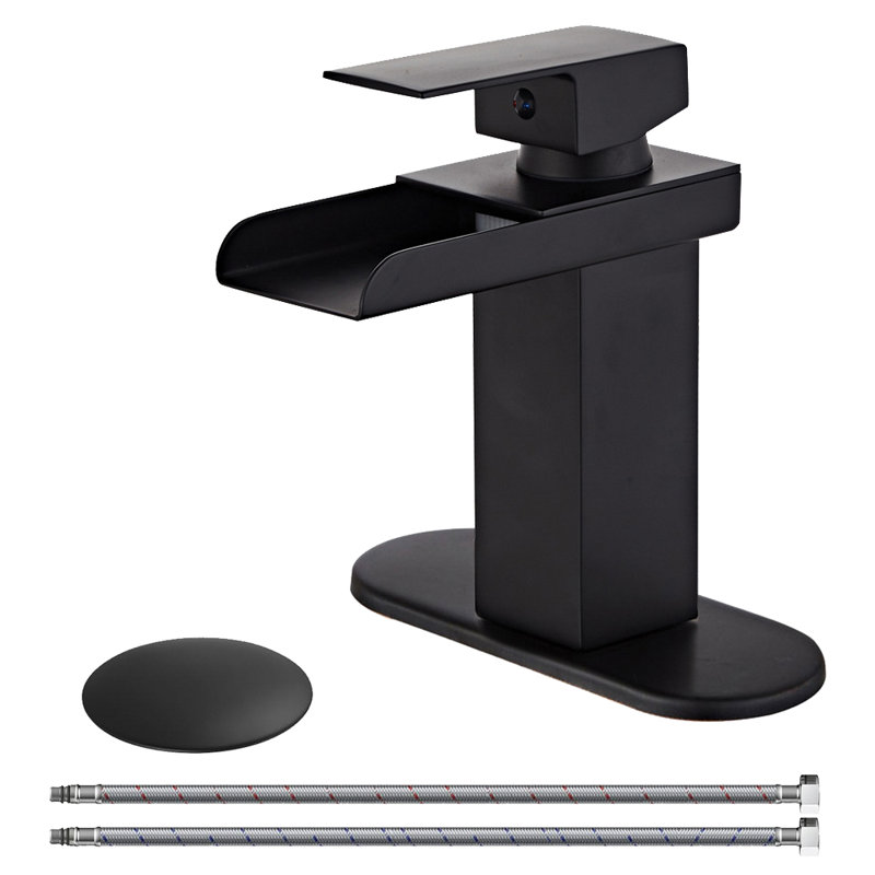 Single-handle Bathroom Faucet, Matte Black
