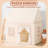 Wilwolfer Kids Playhouse Tent with Star Lights – Kids Play Tent Indoor Toddlers Play Tent Large Toddler Tent for Kids Toy House Gift for Boys & Girls