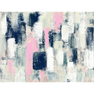 " Navy Blush Oil " Painting Print