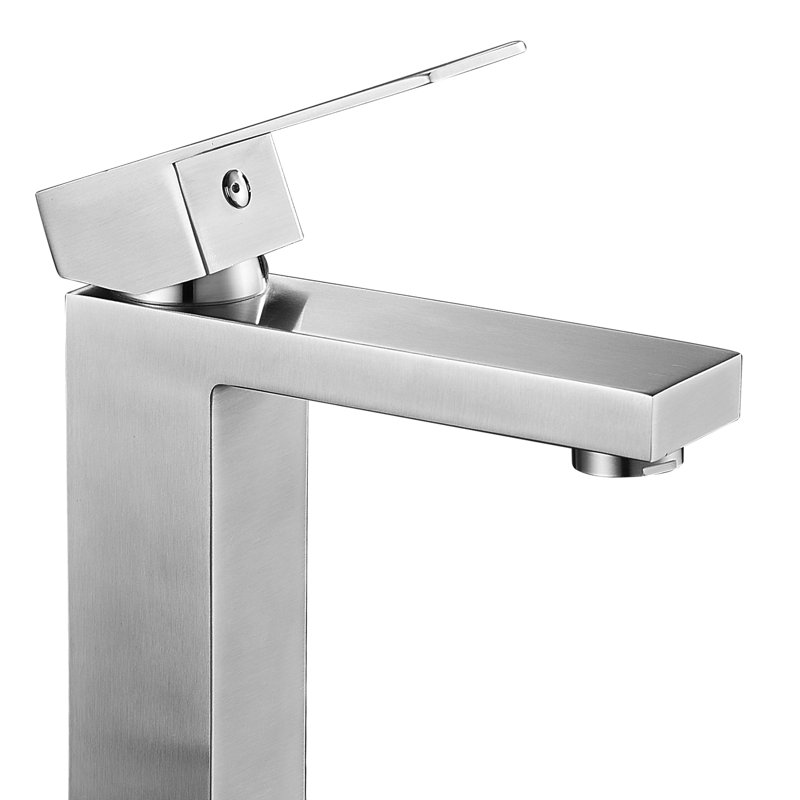Robinet de salle de bain à un trou, Nickel