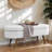 Ottoman Oval Storage Bench with Rubber Wood Legs-1069412593