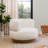 Upholstered Swivel Barrel Chair