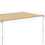 Dakota Fields 360cm W x 250cm D Fabric Beige Cover Retractable Trailer Awning