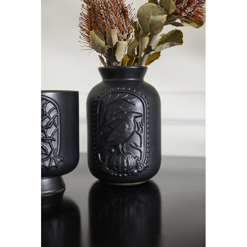 Black Magic Vase 4.5"x 4"x 6.5"