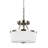 Hettinger Two Light Semi-Flush Convertible Pendant from Generation Lighting -20345607