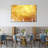 Golden Tree Rings On Canvas Print-1610006494