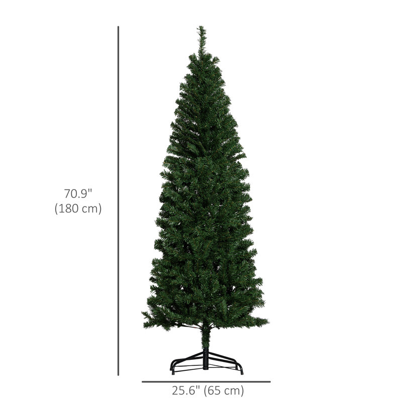 Arbre de Noël artificiel 6 pi avec ouverture automatique vert pour la maison