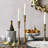 Vintage Cast Iron Taper Candle Holder - Set Of 3 Decorative Candle Stand, Candlestick Holder For Wedding, Dinning, Party (-108780573