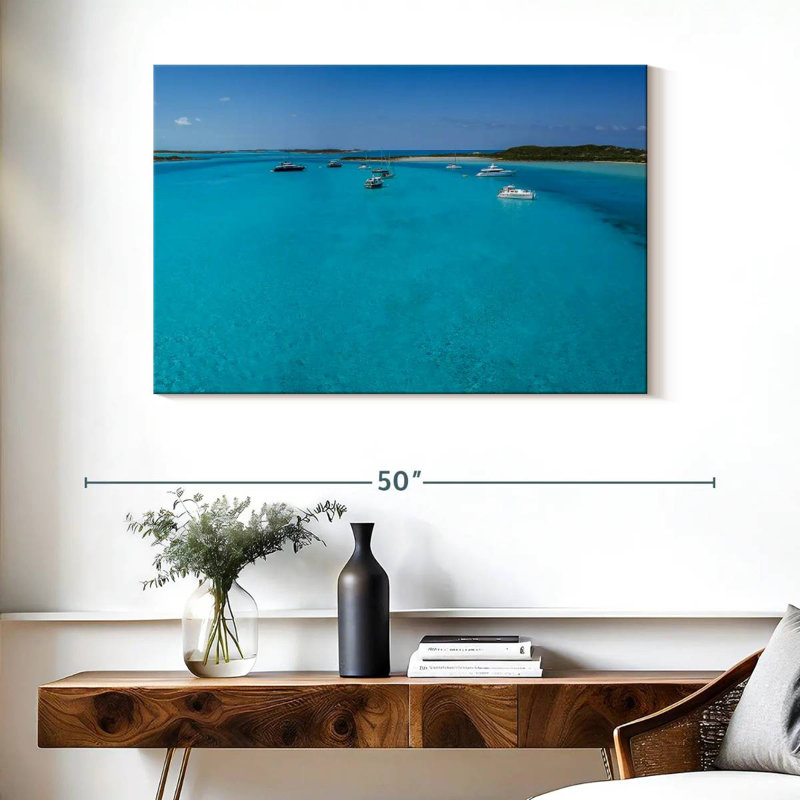 Gillard The Exumas Bahamas, H 26 po x l 39 po