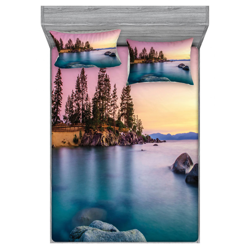 Microfiber Sheet Set, Full Sheet Set with Fitted Sheet