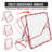 VEVOR Soccer Rebounder Rebound Net, Kick-Back 39"x39"