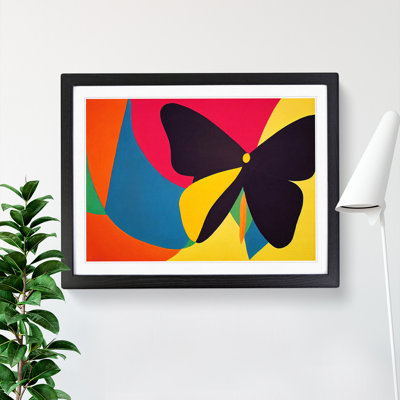 Butterfly Abstract Art Vol.1 - Framed Print