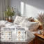 Ensemble de literie 5 pièces French Country - Ensemble de housse de couette et coussin décoratif Transition-124289048
