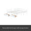Lit simple superposé en bois d'hévéa simple avec 2 tiroirs, convertible en 2 lits simples, lit superposé simple avec échelle et garde-corps de sécurité-1367701811