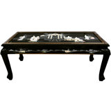 Mother of Pearl Coffee Table with Claw Feet