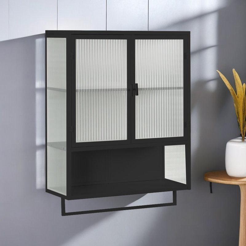 Navisha Bathroom Cabinet, Black