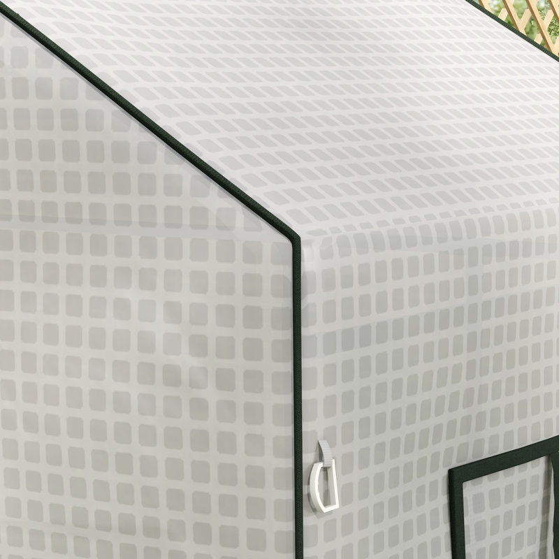 Brinna Shade Cloth and Cover, White, 190cm H x 140cm W x 73cm D