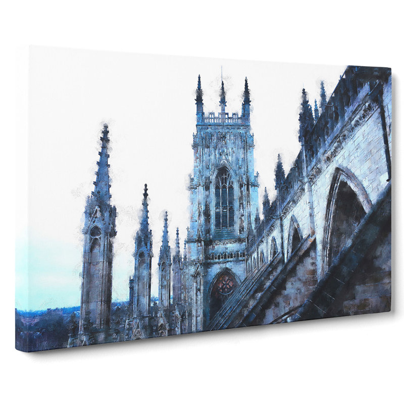 York Minster - Wrapped Canvas Print, 35cm H x 50cm W x 3cm D