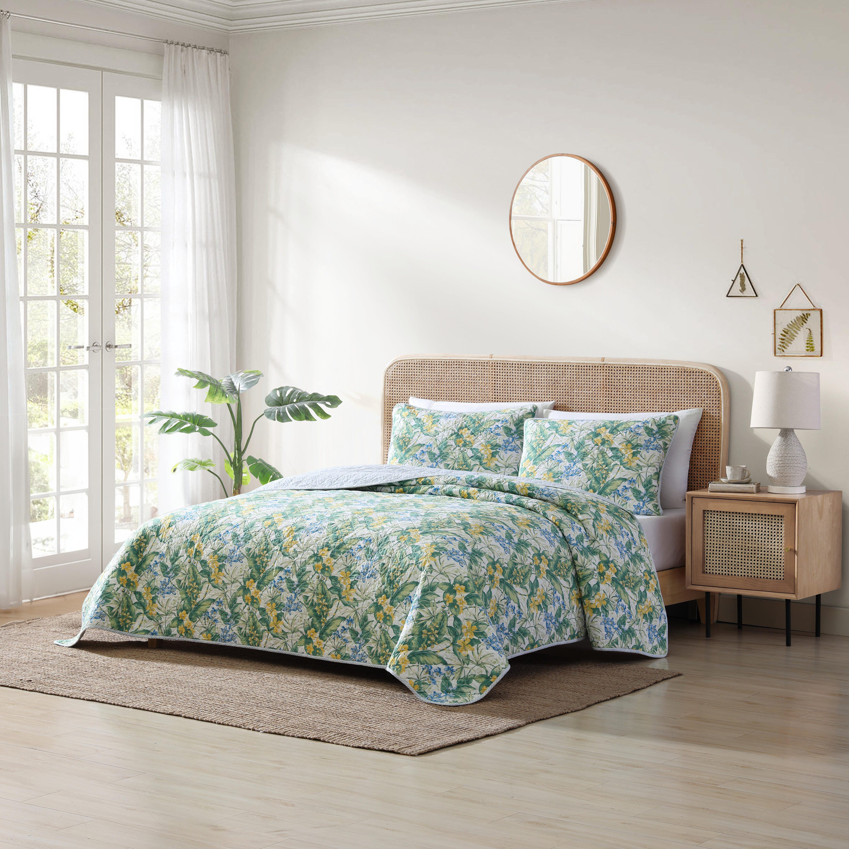 Tommy Bahama Home Tommy Bahama Paradise Point Cotton Reversible Green ...