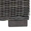 Méridienne rustique tissée - gris ardoise-62332850-62332847-63221115