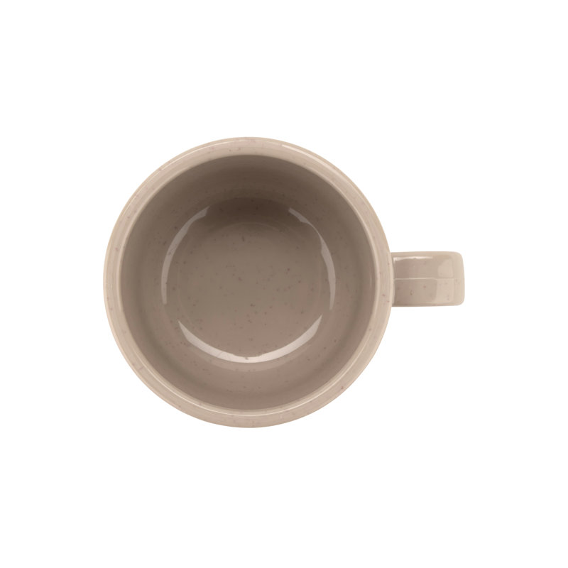 GET Grande tasse à café en plastique incassable robuste, sans BPA, 10 onces, grès (ensemble de 4), Grès