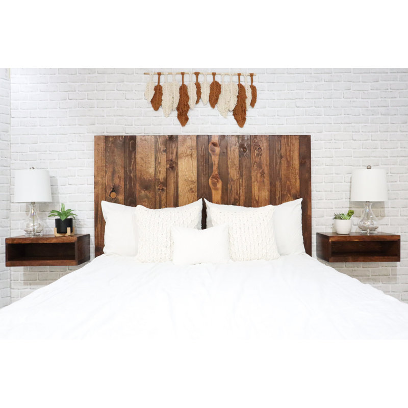 Evryn Solid Wood Headboard, Queen