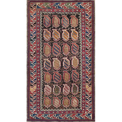 Antique Caucasian Multicolor 1930s Rug