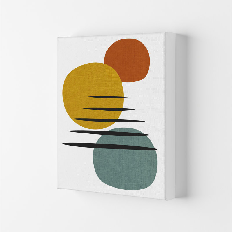 Mid Century A Original - No Frame Print, 59cm H x 42cm W x 1cm D, No Frame