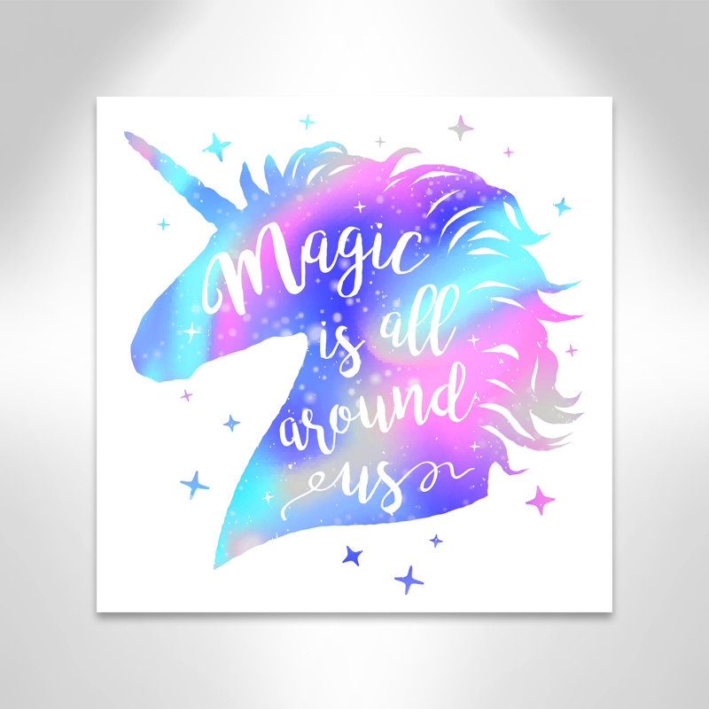 «Magic Is All Around Us», impression sur papier, H 24 po x l 24 po x P 1,5 po, Canevas