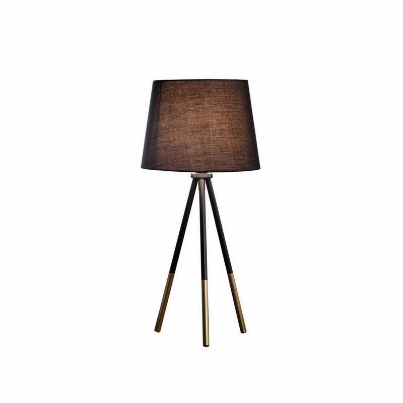 20" Tripod Leg Metal Table Lamp" Devon"