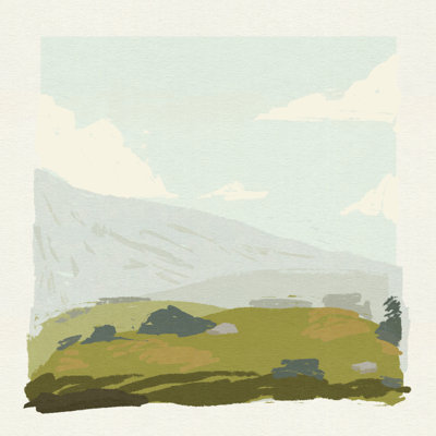 Alpine Ascent III by Jacob Green - Wrapped Canvas Painting