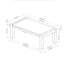 Table basse Ana Beige