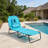 Foldable Face Down Outdoor Tanning Chair With Breathable Face Hole And 3 Removable Soft Pillows For Beach Poolside Backyard Sunbathing Use-1348743296
