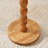 Solid Wood Bean-Shaped End Table,Pedestal Drink Table, Tall Plant Stand-118690960-118690958