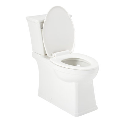 Benbrook 1.28 GPF Two Piece Skirted Elongated Toilet