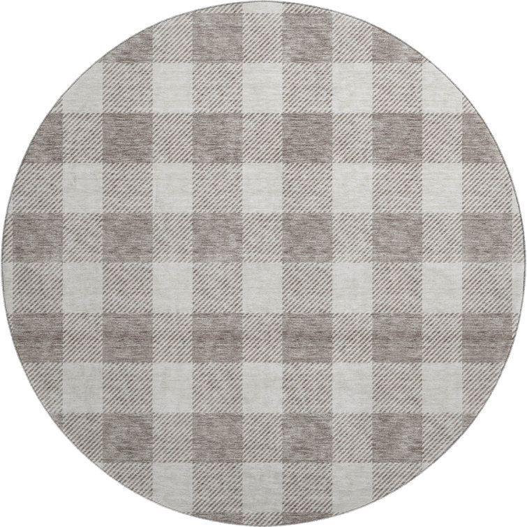 Premium Machine Washable Prisco Taupe Rug