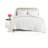 Luxurious King Bedding Set, Polyester Comforter With Jacquard Design, Home Elegance