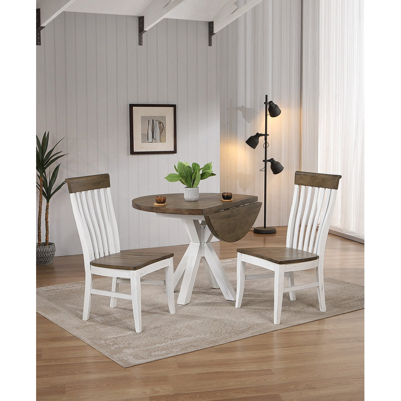 Solid Wood Cap Rail Back Dining Chair