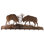 Rustic Lodge 10 - Hook Wall Mounted Coat Rack