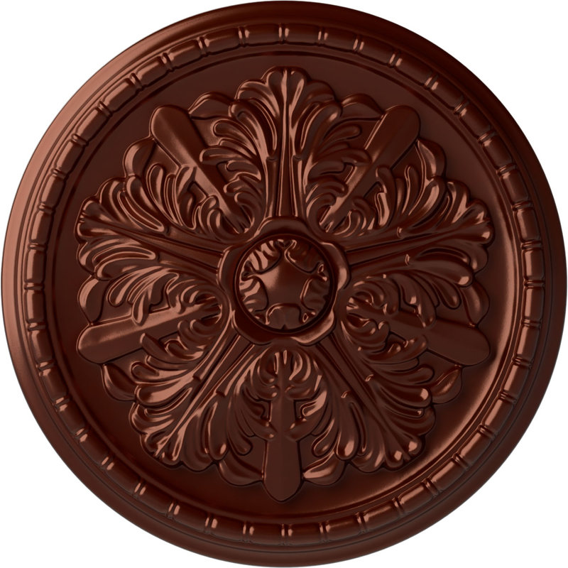 Washington 17.125"H x 17.125"W Ceiling Medallion, Antique Copper
