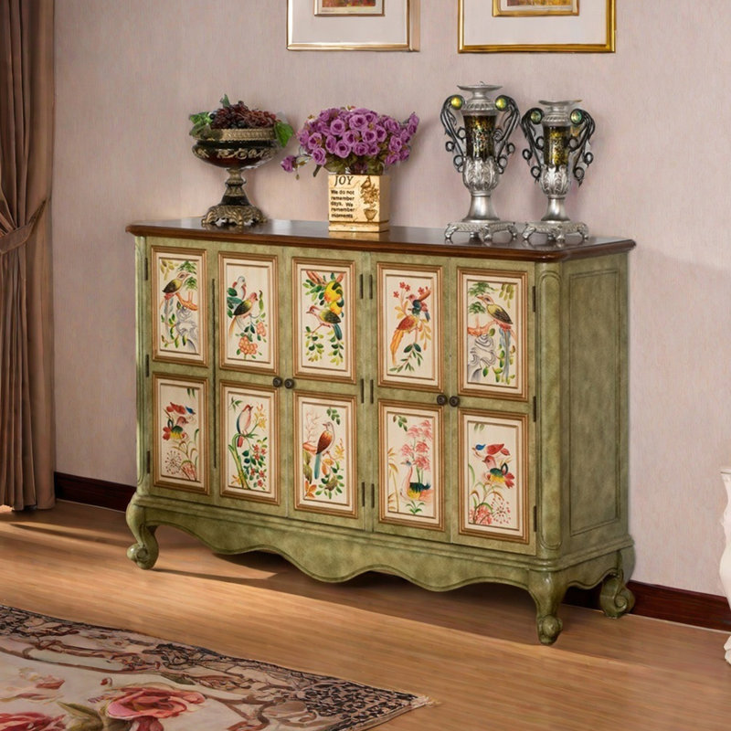 Buffet décoratif d'art, Vert antique