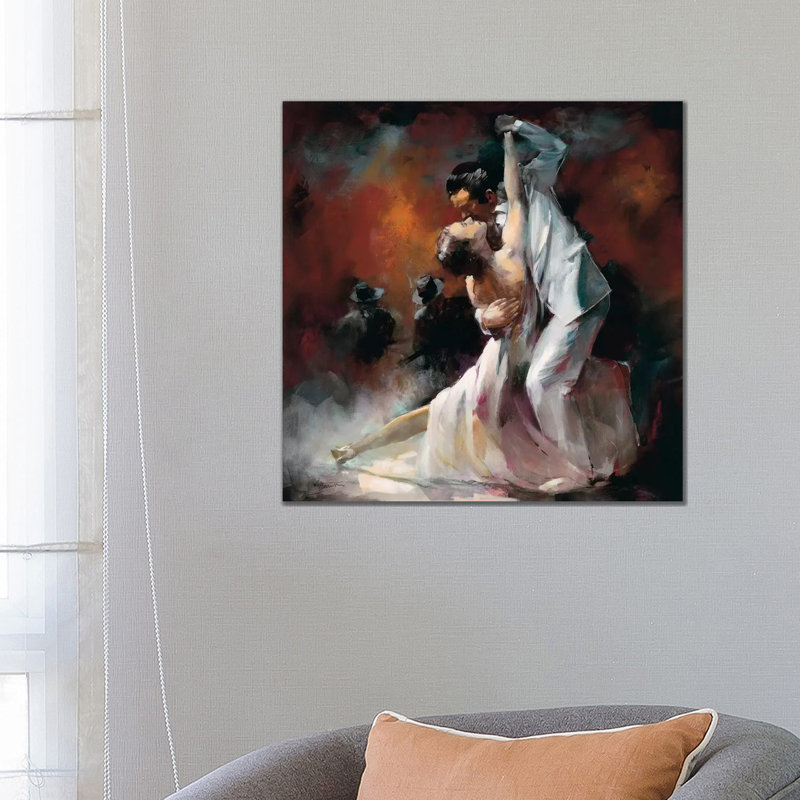 Tango Argentino I by Willem Haenraets - Wrapped Canvas Painting, 66.04 cm H x 66.04 cm W x 3.175 cm D