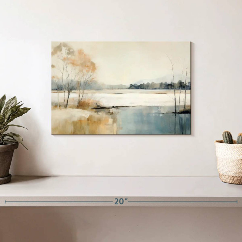 Alvord Serene River Landscape VI, H 8 po x l 12 po