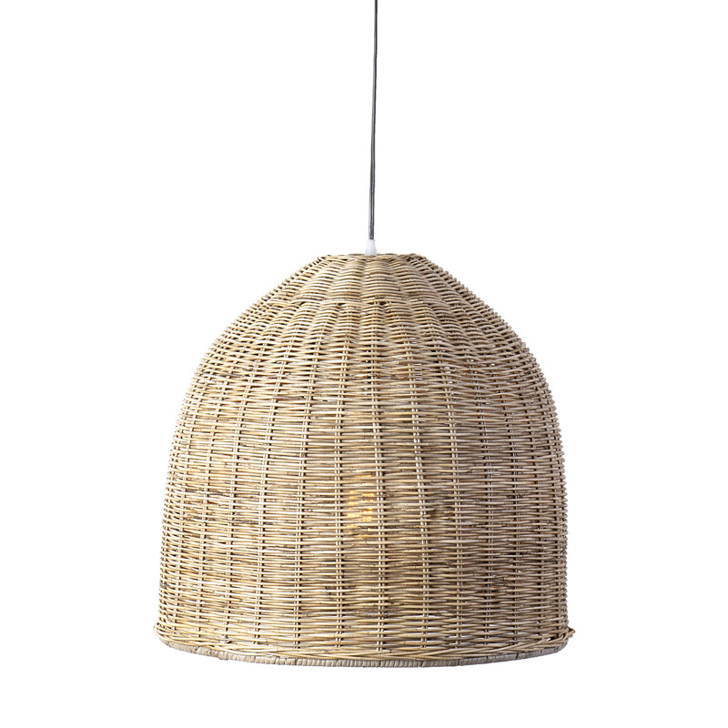 1 - Light Tan Dome Pendant