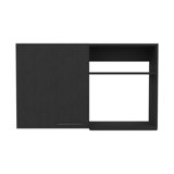 Kitchen Wall Cabinet, Bussolengo, Black, Width X 39,3