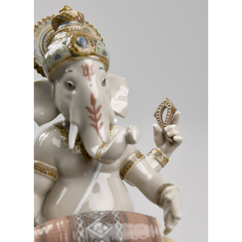 Mridangam Ganesha Figurine